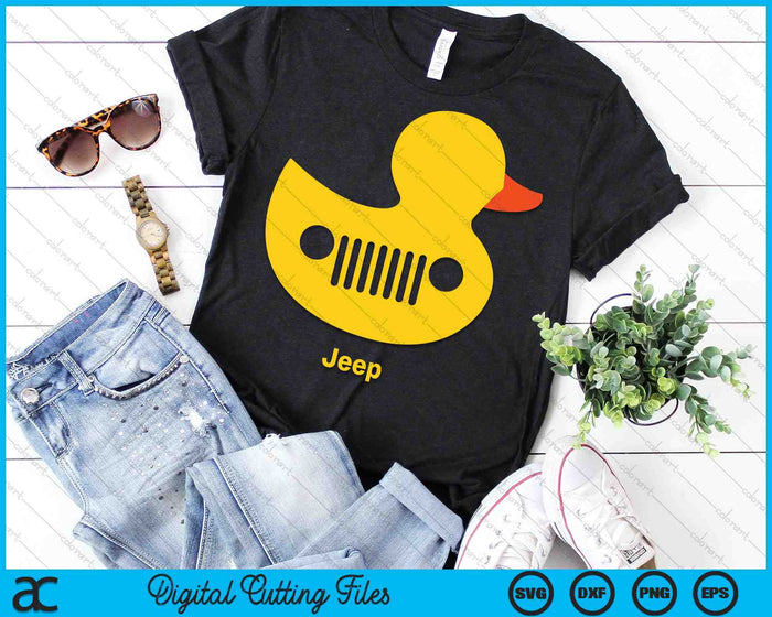 Duck Jeep Grille SVG PNG Archivos de corte digital Duck Jeep Grille SVG PNG Archivos de corte digital