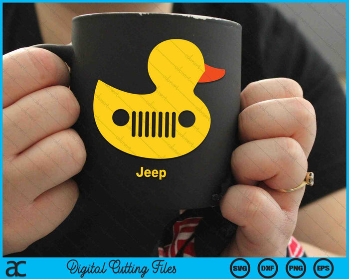 Duck Jeep Grille SVG PNG Archivos de corte digital Duck Jeep Grille SVG PNG Archivos de corte digital