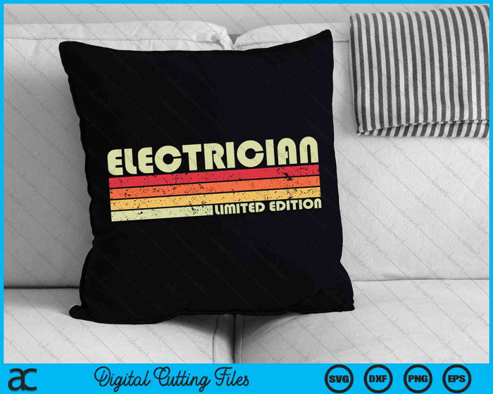 ELECTRICIAN Funny Job Title Profession Birthday SVG PNG Digital Cutting Files ELECTRICIAN Funny Job Title Profession Birthday SVG PNG Digital Cutting Files