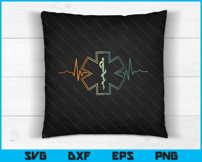 EMT Heartbeat Medical Worker First Responder Health SVG PNG Digital Cutting Files EMT Heartbeat Medical Worker First Responder Health SVG PNG Digital Cutting Files