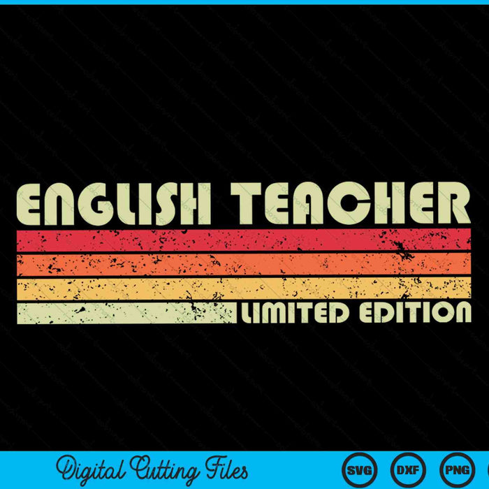 ENGLISH TEACHER Funny Job Title Profession Birthday Worker SVG PNG Cutting Printable Files ENGLISH TEACHER Funny Job Title Profession Birthday Worker SVG PNG Cutting Printable Files