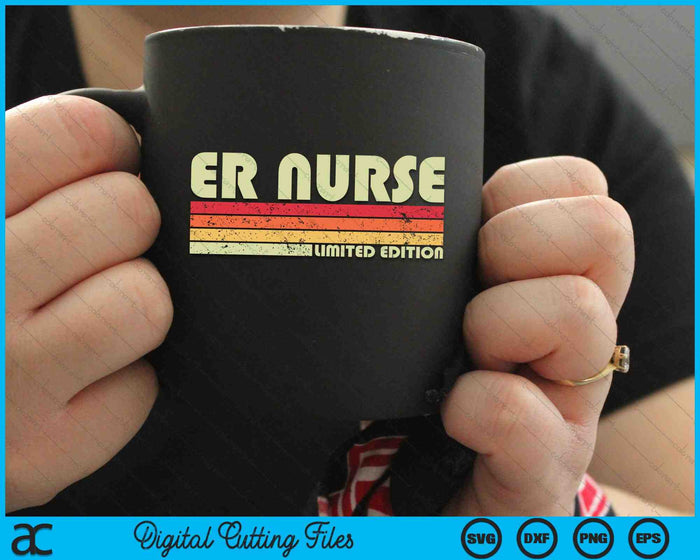 ER NURSE Funny Job Title Profession Birthday Worker SVG PNG Cutting Printable Files ER NURSE Funny Job Title Profession Birthday Worker SVG PNG Cutting Printable Files