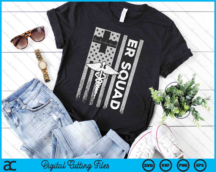 ER Nurse Doctor Emergency Room Hospital Squad SVG PNG Digital Cutting File ER Nurse Doctor Emergency Room Hospital Squad SVG PNG Digital Cutting File