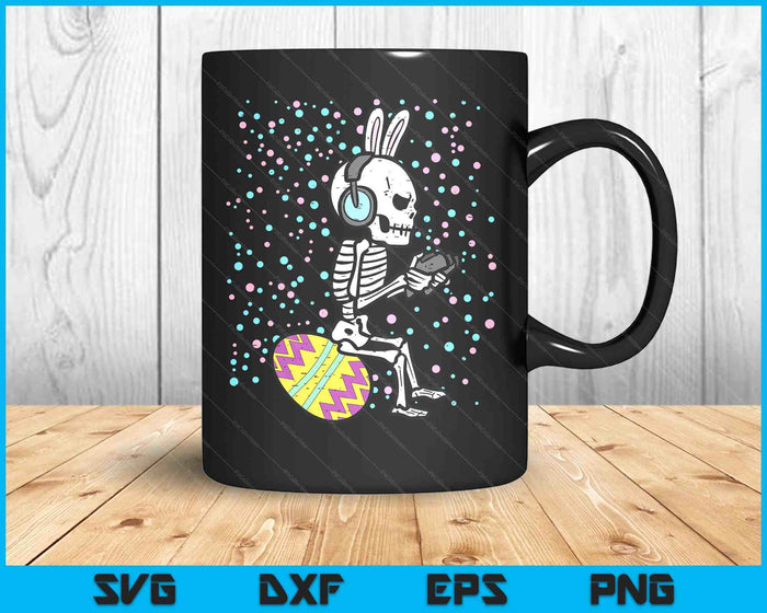 Easter Bunny Skeleton Gamer Funny Gaming Boys SVG PNG Digital Printable Files Easter Bunny Skeleton Gamer Funny Gaming Boys SVG PNG Digital Printable Files