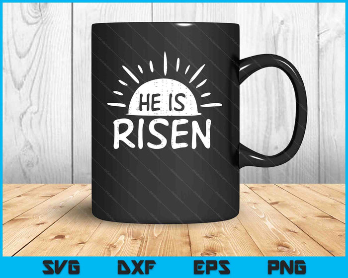 Easter Christian He Is Risen Sun Resurrection Men Women Kids SVG PNG Digital Cutting Files Easter Christian He Is Risen Sun Resurrection Men Women Kids SVG PNG Digital Cutting Files