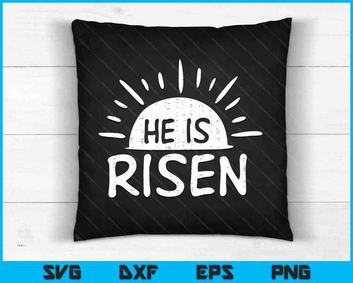 Easter Christian He Is Risen Sun Resurrection Men Women Kids SVG PNG Digital Cutting Files Easter Christian He Is Risen Sun Resurrection Men Women Kids SVG PNG Digital Cutting Files