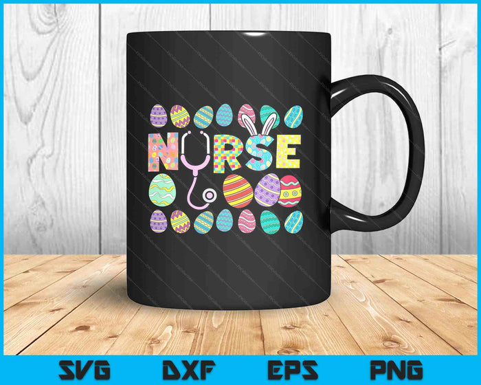 Easter Eggs Nurse Stethoscope Scrub Top Spring Squad SVG PNG Digital Printable Files Easter Eggs Nurse Stethoscope Scrub Top Spring Squad SVG PNG Digital Printable Files