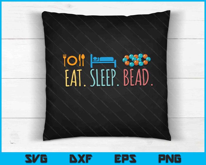 Comer Sleep Bead SVG PNG Archivos de corte digital Comer Sleep Bead SVG PNG Archivos de corte digital