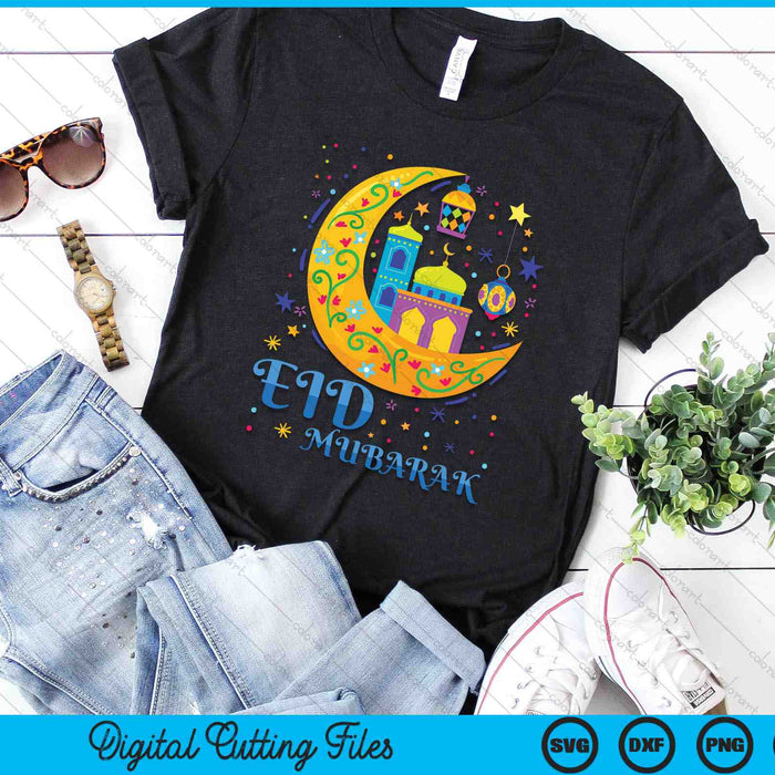 Eid Alfitr Mubarak Kareem Happy Ramadan Karim SVG PNG digitale snijbestanden Eid Alfitr Mubarak Kareem Happy Ramadan Karim SVG PNG digitale snijbestanden