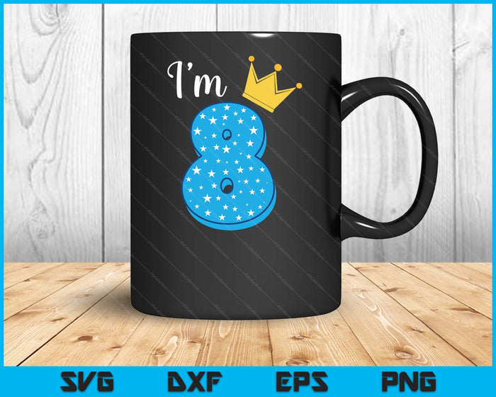 Eight Year Old Birthday Boy Kid 8 Year Old Birthday SVG PNG Digital Cutting Files Eight Year Old Birthday Boy Kid 8 Year Old Birthday SVG PNG Digital Cutting Files