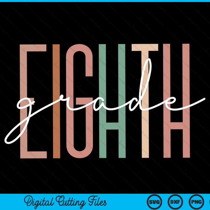 Achtste klas meisjes jongens leraar Team 8e klas Squad SVG PNG digitaal snijden-bestand Achtste klas meisjes jongens leraar Team 8e klas Squad SVG PNG digitaal snijden-bestand