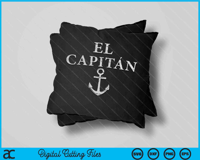 El Capitán Capitán Anchor Boat & Sail SVG PNG Cortando archivos imprimibles El Capitán Capitán Anchor Boat & Sail SVG PNG Cortando archivos imprimibles