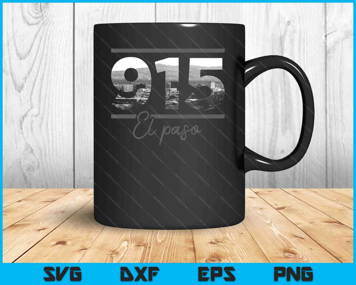 El Paso 915 Area Code Skyline Texas Vintage SVG PNG Cutting Printable Files El Paso 915 Area Code Skyline Texas Vintage SVG PNG Cutting Printable Files