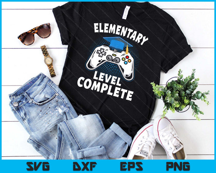 Elementary Level Complete Gamer Class Of 2024 Graduation SVG PNG Digital Cutting File Elementary Level Complete Gamer Class Of 2024 Graduation SVG PNG Digital Cutting File