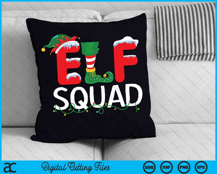 Elf Squad Christmas Matching Family SVG PNG Digital Cutting Files Elf Squad Christmas Matching Family SVG PNG Digital Cutting Files
