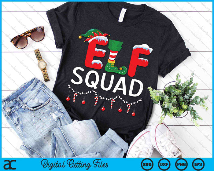 Elf Squad Family Christmas SVG PNG Digital Cutting Files Elf Squad Family Christmas SVG PNG Digital Cutting Files