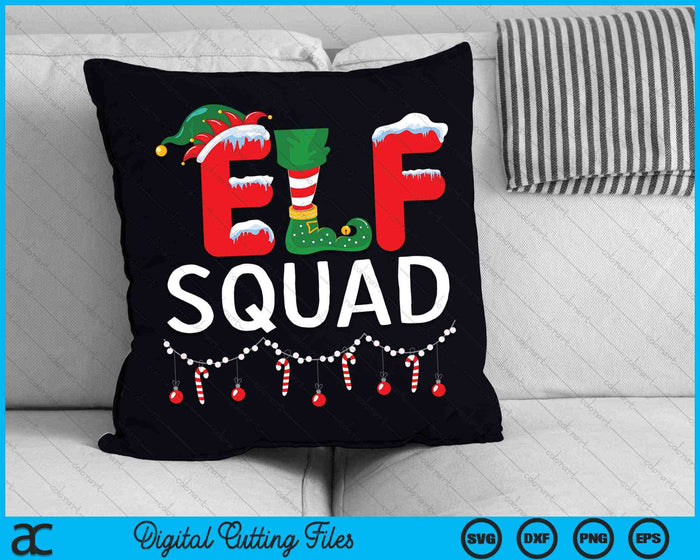 Elf Squad Family Christmas SVG PNG Digital Cutting Files Elf Squad Family Christmas SVG PNG Digital Cutting Files