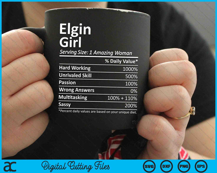 Elgin Girl IL Illinois Funny City Home Roots SVG PNG Digital Cutting Files Elgin Girl IL Illinois Funny City Home Roots SVG PNG Digital Cutting Files