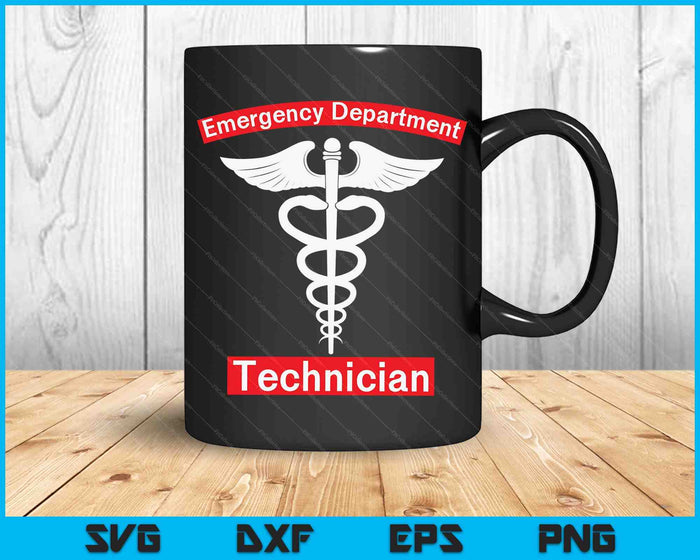 Emergency Department Technician ED Tech Medical Caduceus ER SVG PNG Digital Cutting Files Emergency Department Technician ED Tech Medical Caduceus ER SVG PNG Digital Cutting Files