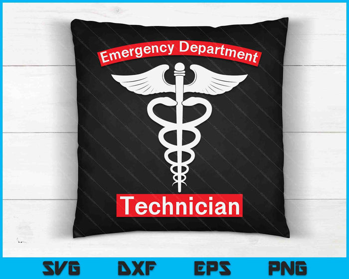 Emergency Department Technician ED Tech Medical Caduceus ER SVG PNG Digital Cutting Files Emergency Department Technician ED Tech Medical Caduceus ER SVG PNG Digital Cutting Files