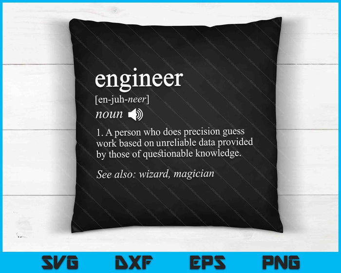 Engineer Definition Funny Engineering Mechanical Civil Gift SVG PNG Digital Cutting Files Engineer Definition Funny Engineering Mechanical Civil Gift SVG PNG Digital Cutting Files