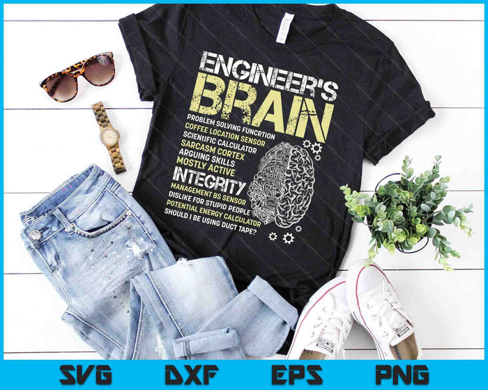 Engineer's Brain SVG PNG Cutting Printable Files Engineer's Brain SVG PNG Cutting Printable Files
