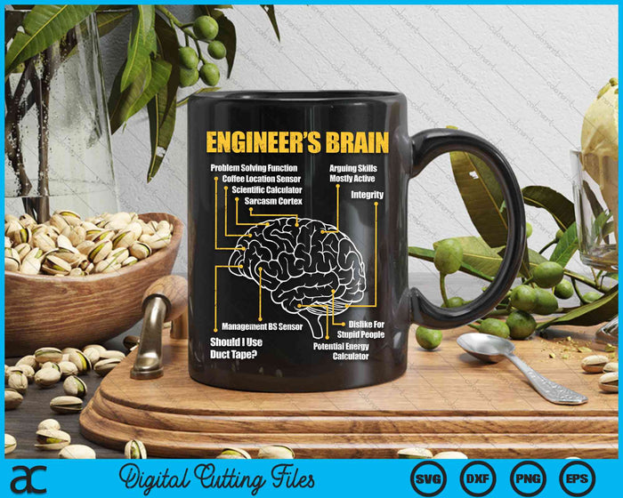 Engineer's Brain Funny Sarcastic Engineering SVG PNG Digital Cutting File Engineer's Brain Funny Sarcastic Engineering SVG PNG Digital Cutting File