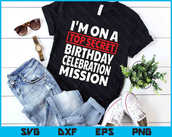 Escape Room Birthday Party Gift Retro Top Secret Mission SVG PNG Digital Printable Files