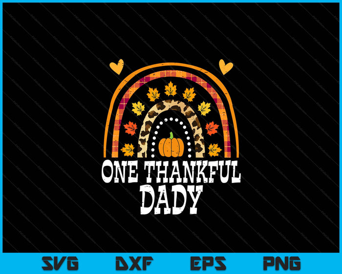 Fall Rainbow One Thankful Dady Thanksgiving Fall SVG PNG Digital Printable Files Fall Rainbow One Thankful Dady Thanksgiving Fall SVG PNG Digital Printable Files
