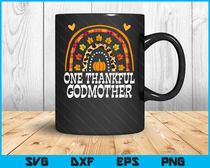 Fall Rainbow One Thankful Godmother Thanksgiving Fall SVG PNG Digital Printable Files Fall Rainbow One Thankful Godmother Thanksgiving Fall SVG PNG Digital Printable Files