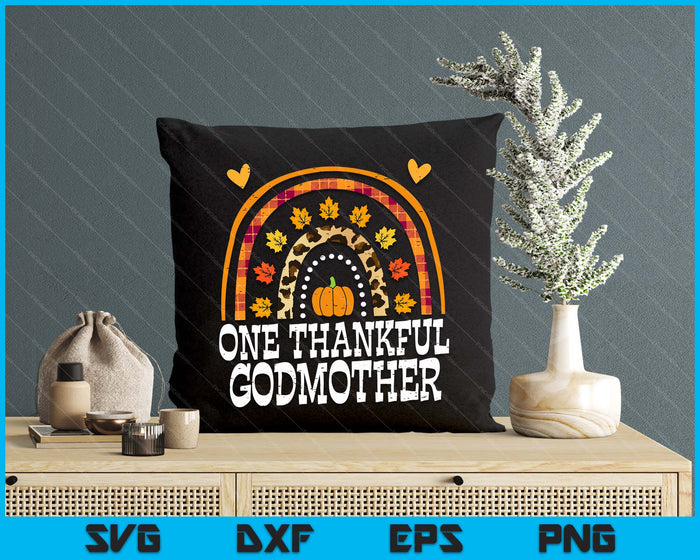 Fall Rainbow One Thankful Godmother Thanksgiving Fall SVG PNG Digital Printable Files Fall Rainbow One Thankful Godmother Thanksgiving Fall SVG PNG Digital Printable Files