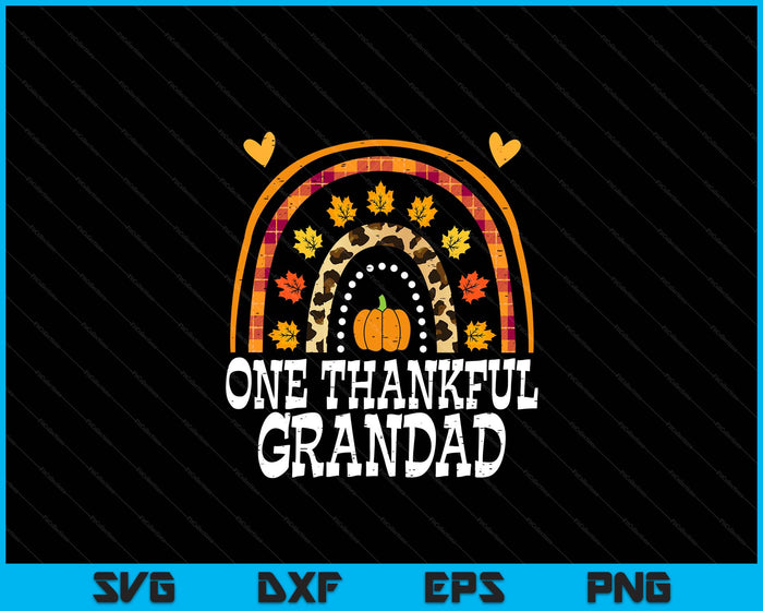 Fall Rainbow One Thankful Grandad Thanksgiving Fall SVG PNG Digital Printable Files Fall Rainbow One Thankful Grandad Thanksgiving Fall SVG PNG Digital Printable Files