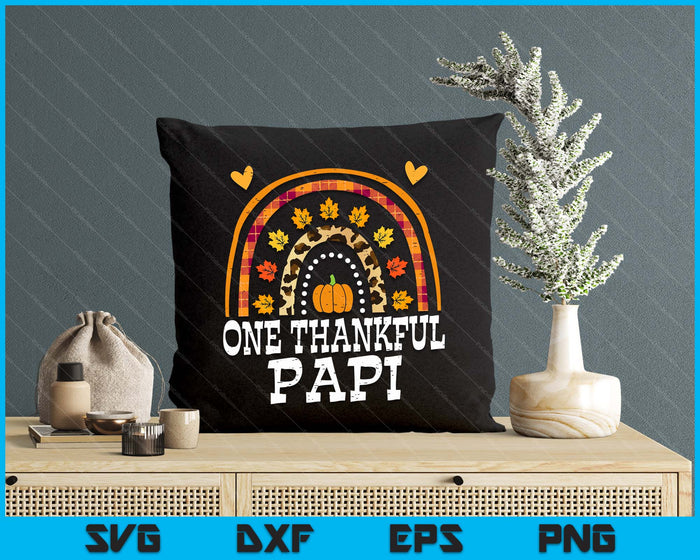 Fall Rainbow One Thankful Papi Thanksgiving Fall SVG PNG Digital Printable Files Fall Rainbow One Thankful Papi Thanksgiving Fall SVG PNG Digital Printable Files