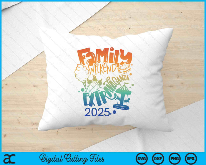 Family Weekend Theme Park Rollercoaster Cotton Candy Rides S'mores Carousel SVG PNG Digital Printable Files Family Weekend Theme Park Rollercoaster Cotton Candy Rides S'mores Carousel SVG PNG Digital Printable Files