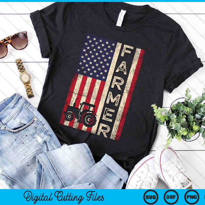 Farmer Tractors USA American Flag Patriotic Farming Gifts SVG PNG Digital Cutting File Farmer Tractors USA American Flag Patriotic Farming Gifts SVG PNG Digital Cutting File