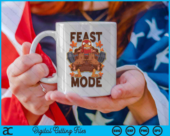 Feast Mode Weightlifting Turkey Day Thanksgiving Christmas SVG PNG Digital Printable Files Feast Mode Weightlifting Turkey Day Thanksgiving Christmas SVG PNG Digital Printable Files