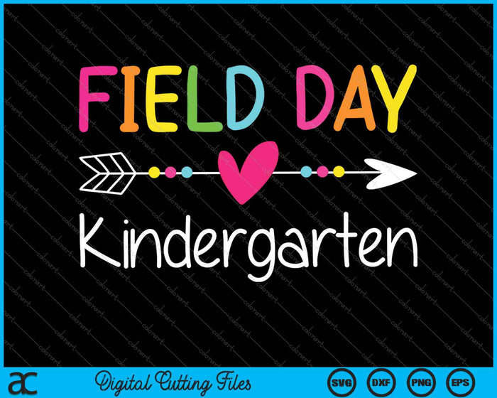 Field Day Kindergarten Shirt For Teacher Kids Field Day 2023 SVG PNG Cutting Printable Files