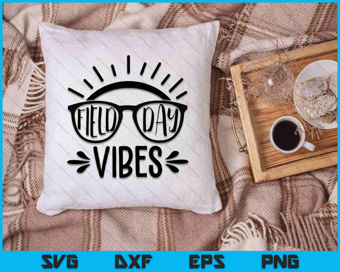 Field Day Vibes Funny Shirt For Teacher Kids SVG PNG Cutting Printable Files