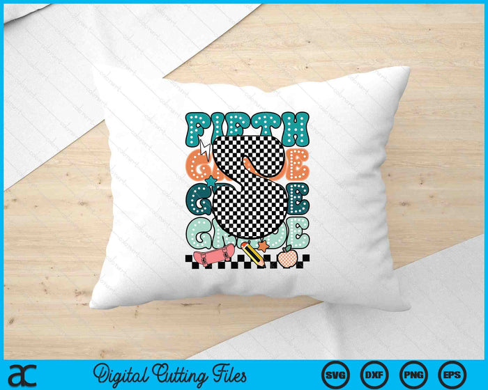 Fifth Grade Back To School For Boys SVG PNG Digital Printable Files Fifth Grade Back To School For Boys SVG PNG Digital Printable Files