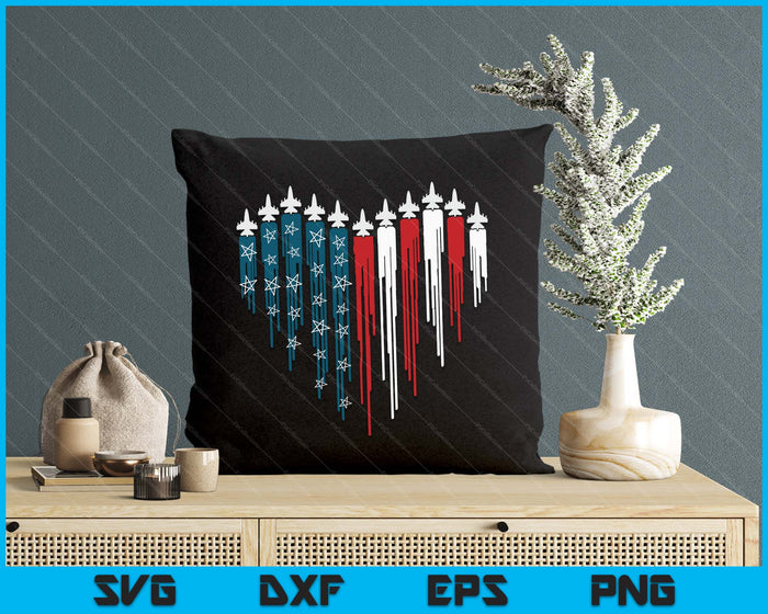 Fighter Jet Airplane American Flag Heart 4th Of July SVG PNG Digital Cutting Files Fighter Jet Airplane American Flag Heart 4th Of July SVG PNG Digital Cutting Files