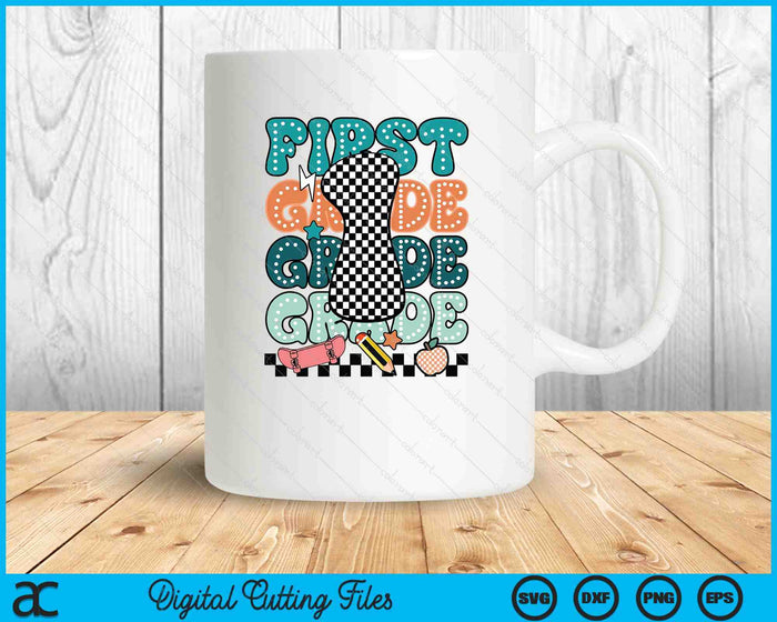 First Grade Back To School For Boys SVG PNG Digital Printable Files First Grade Back To School For Boys SVG PNG Digital Printable Files