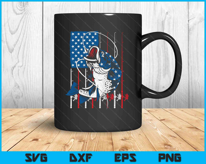 Fishing Art For Men Women American Flag Usa Fishing Lover SVG PNG Digital Printable Files Fishing Art For Men Women American Flag Usa Fishing Lover SVG PNG Digital Printable Files