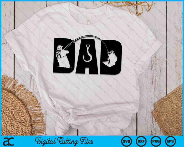 Fishing Dad SVG PNG Digital Cutting Files Fishing Dad SVG PNG Digital Cutting Files