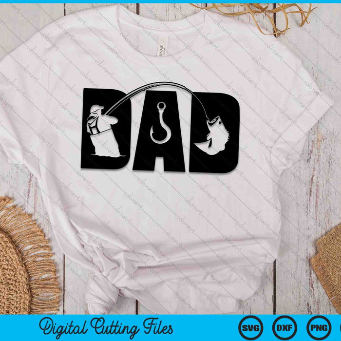 Fishing Dad SVG PNG Digital Cutting Files Fishing Dad SVG PNG Digital Cutting Files