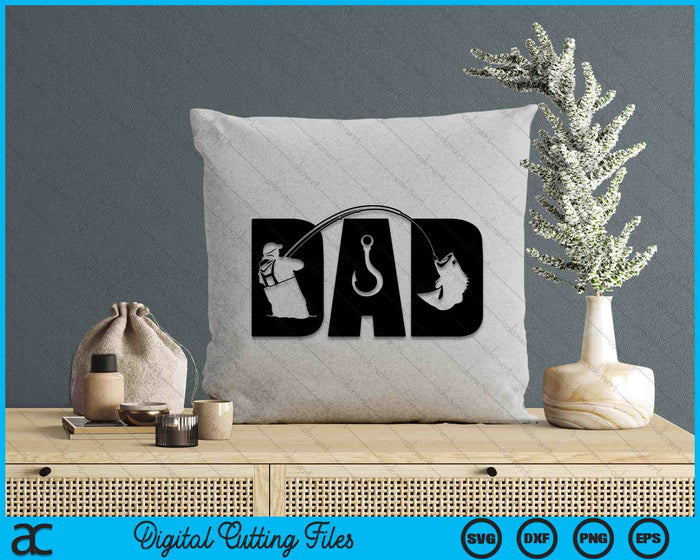Fishing Dad SVG PNG Digital Cutting Files Fishing Dad SVG PNG Digital Cutting Files