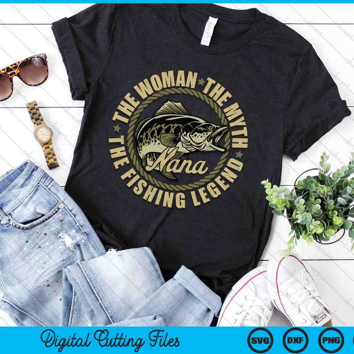 Fishing For Nana Mother Day Fishing SVG PNG Digital Cutting File Fishing For Nana Mother Day Fishing SVG PNG Digital Cutting File