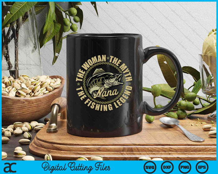 Fishing For Nana Mother Day Fishing SVG PNG Digital Cutting File Fishing For Nana Mother Day Fishing SVG PNG Digital Cutting File