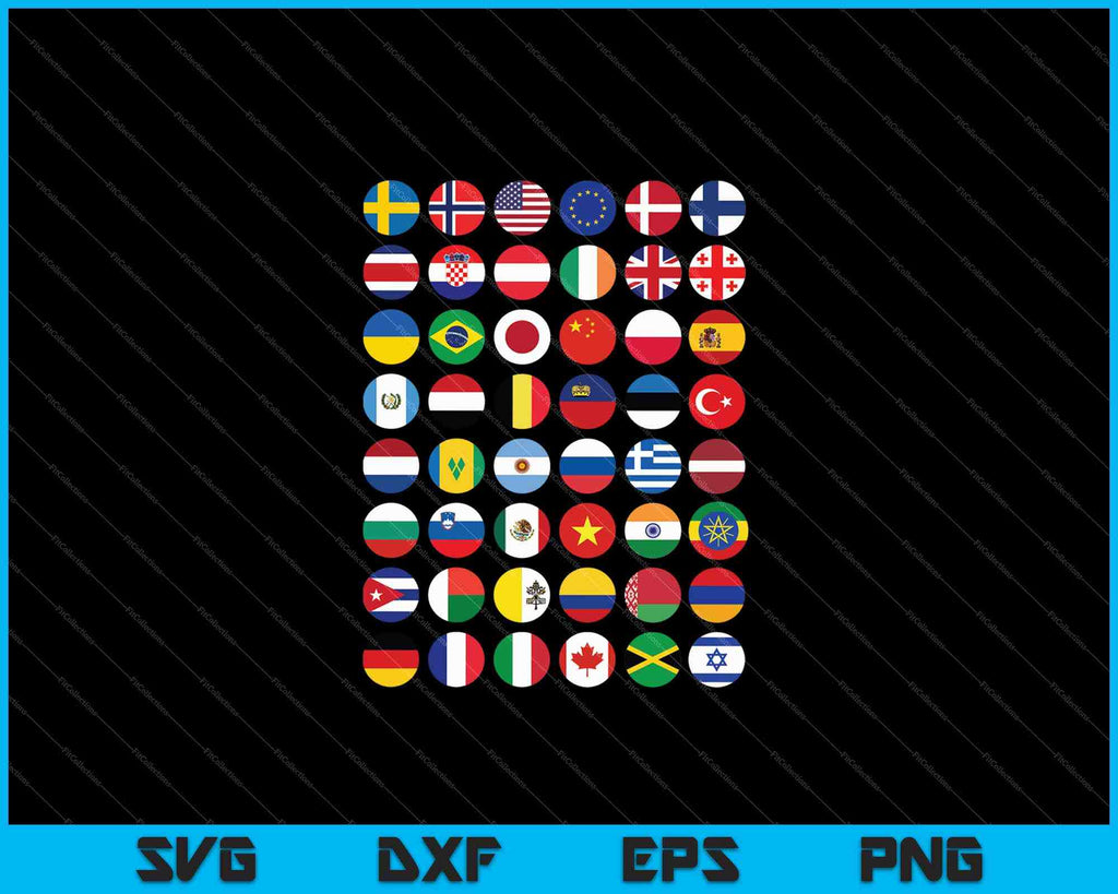 world countries flags svg