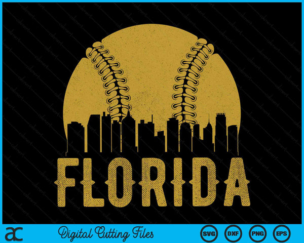 Florida Baseball Fan SVG PNG Cutting Printable Files