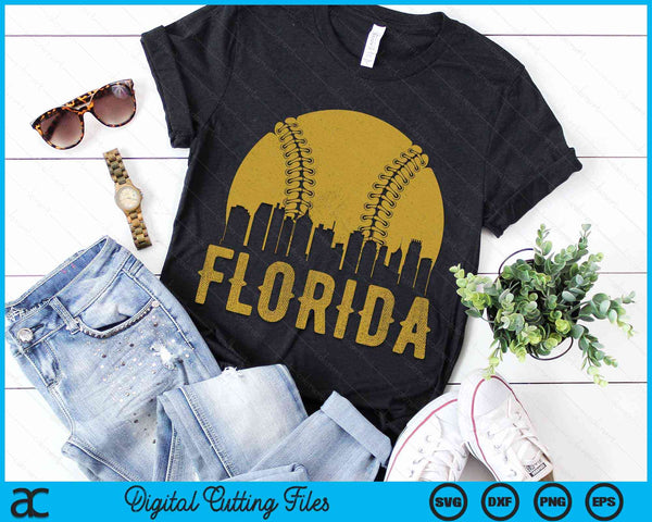 Florida Baseball Fan SVG PNG Cutting Printable Files